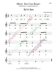 Click to enlarge: "By'm Bye" Beats Format