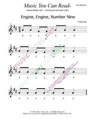 Click to Enlarge: "Engine, Engine, Number Nine" Pitch Number Format