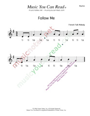 Click to Enlarge: "Follow Me" Rhythm Format