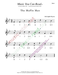 Click to enlarge: "The Muffin Man" Beats Format