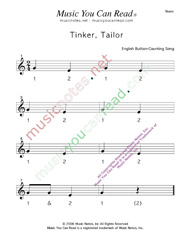 Click to enlarge: "Tinker, Taylor" Beats Format