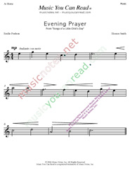 "Evening Prayer" Music Format