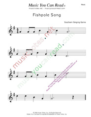 "Fishpole Song" Music Format