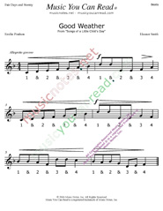 Click to enlarge: "Good Weather" Beats Format