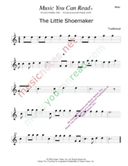 "The Little Shoemaker" Music Format