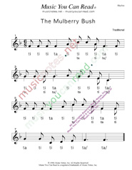 "The Mulberry Bush" Rhythm Format
