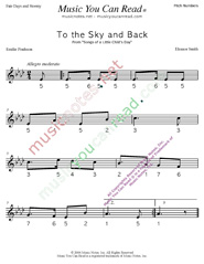 Click to Enlarge: "To the Sky and Back" Pitch Number Format