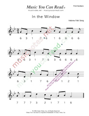 Click to Enlarge: "In the Window" Pitch Number Format
