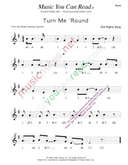 Click to enlarge: "Turn Me 'Round" Beats Format