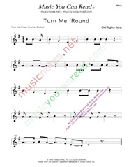 "Turn Me 'Round" Music Format