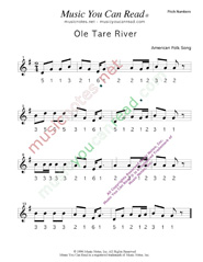 Click to Enlarge: "Ole Tar River" Pitch Number Format