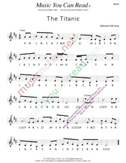 Click to enlarge: "The Titanic," Beats Format