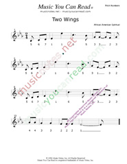 Click to Enlarge: "Two Wings," Pitch Number Format