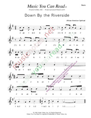 Click to enlarge: "Down By the Riverside," Beats Format