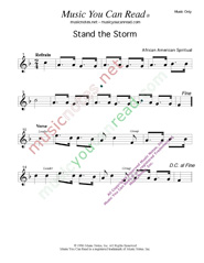 "Stand the Storm," Music Format