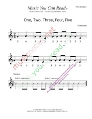 One Two Three Four - Beth's Notes